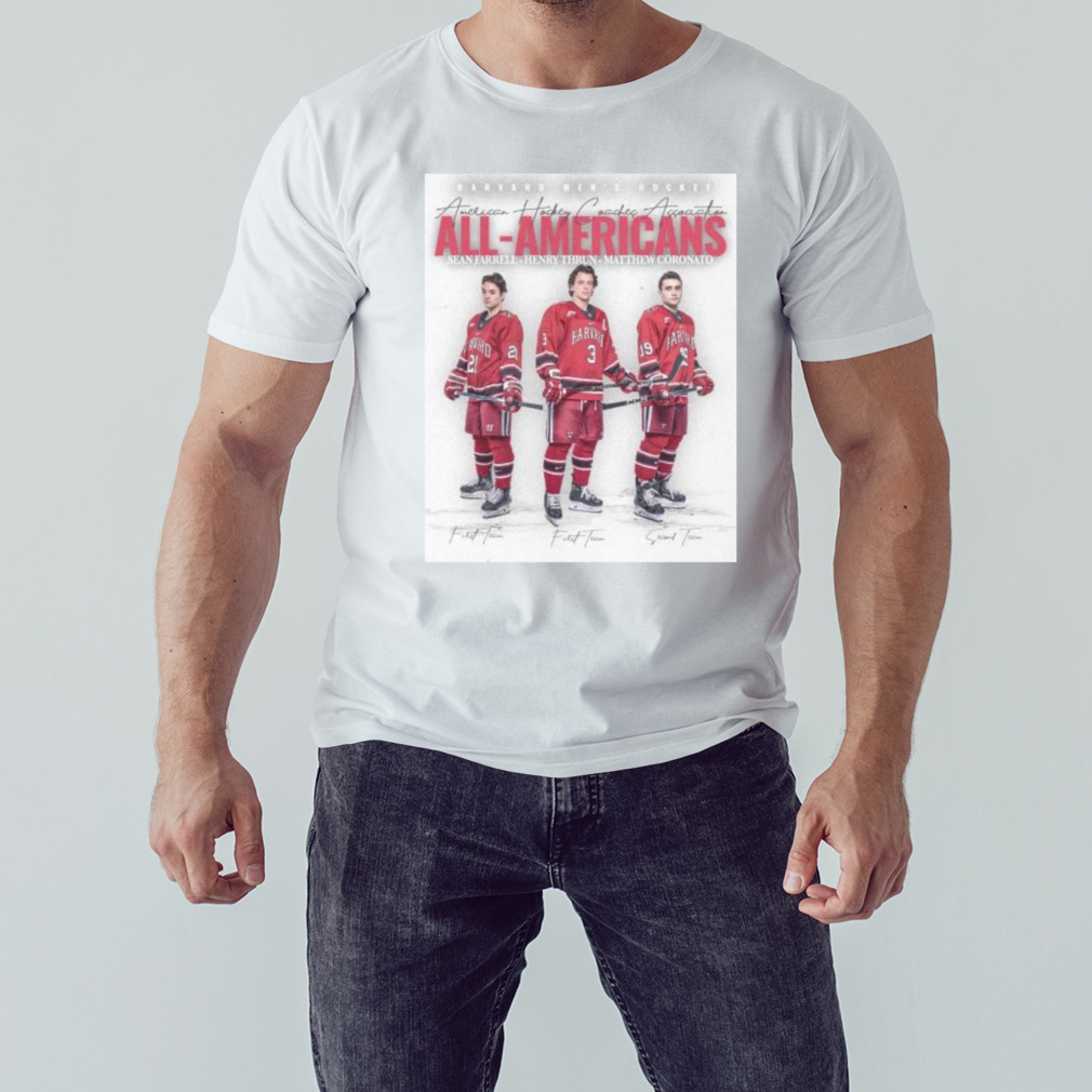 Harvard Men’s Hockey 2023 AHCA All-Americans Shirt