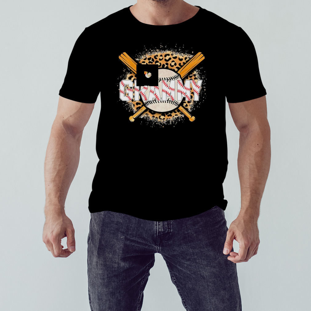 Leopard Baseball Bat Grammy Shirt