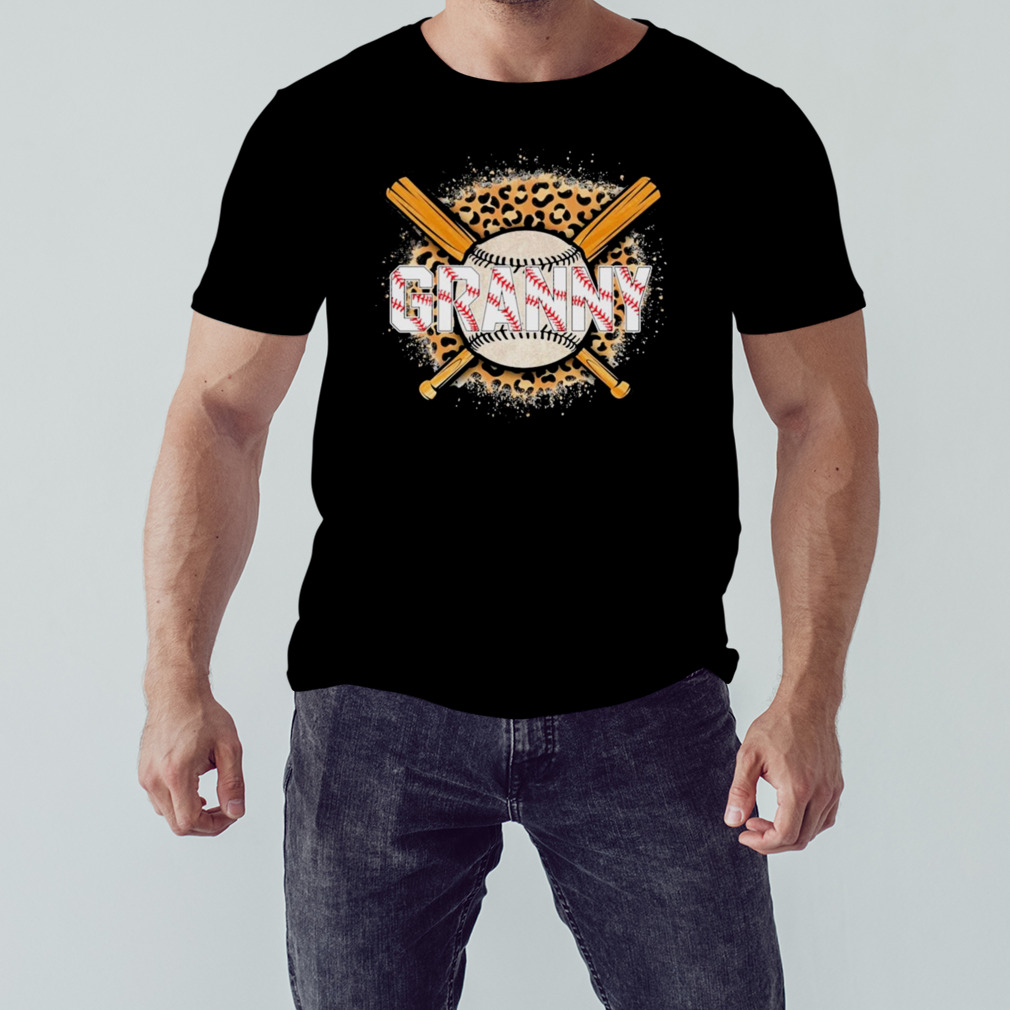 Leopard Baseball Bat Granny Shirt