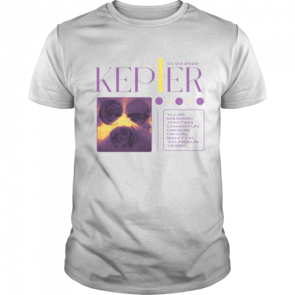 Purple Art Kep1er Kpop Band shirt