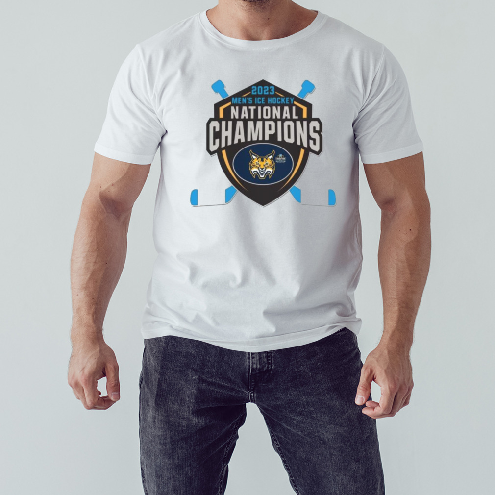 Quinnipiac Bobcats 2023 NCAA Men’s Ice Hockey National Champions Collector Shirt