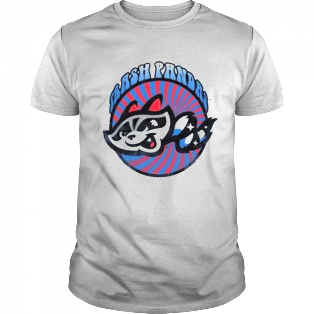 Rocket City Trash Pandas Milb Adult Hippie Shirt