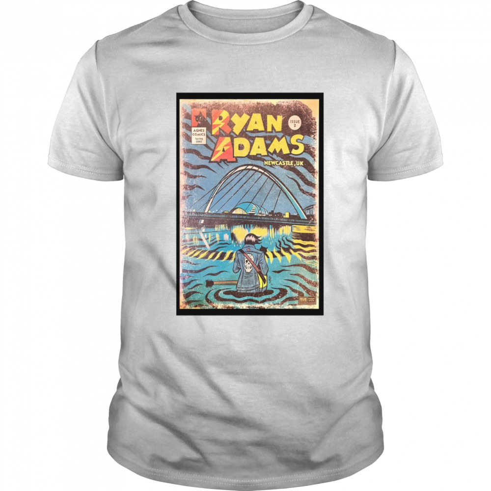 Ryan Adams Spring 2023 Newcastle UK Poster shirt