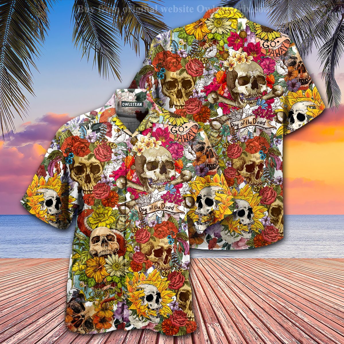 Skull Sugar Day Of The Dead Edition – Hawaiian Shirt