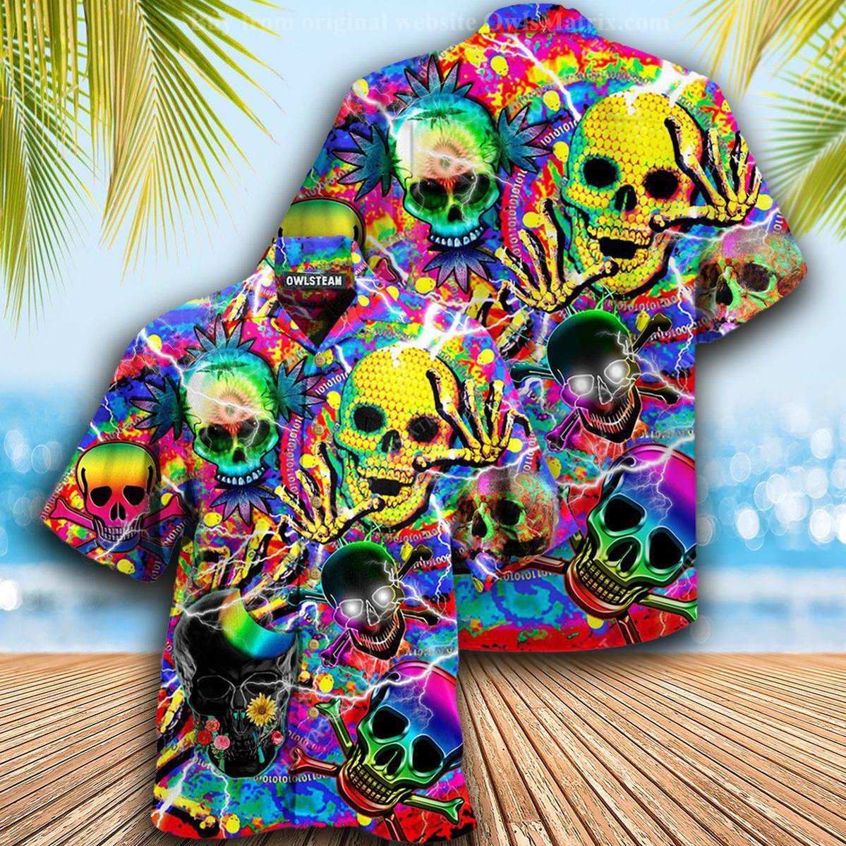 Skull Sweet Skull Say Hi Edition – Hawaiian Shirt