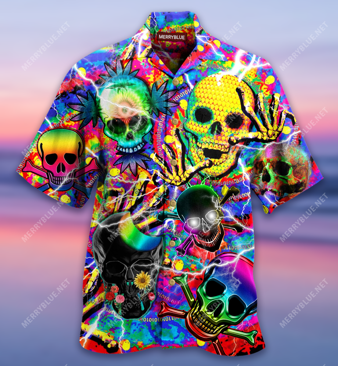 Skull Sweet Skull Unisex Hawaiian Shirt