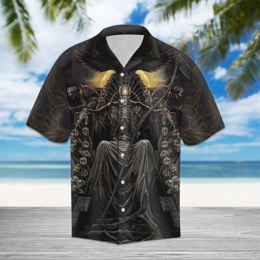 Skull Throne Hawaiian Shirt – Gift For Skull Lover