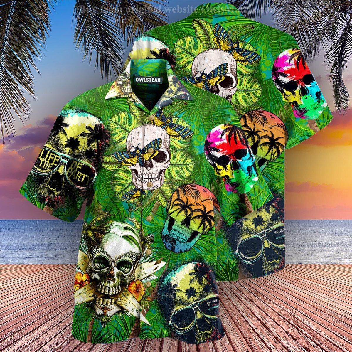 Skull Where There Is Life There Is Hope Edition – Hawaiian Shirt