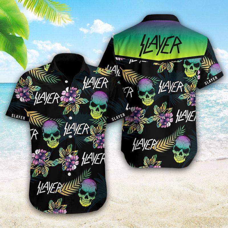 Sl Hawaiian Skull Shirt
