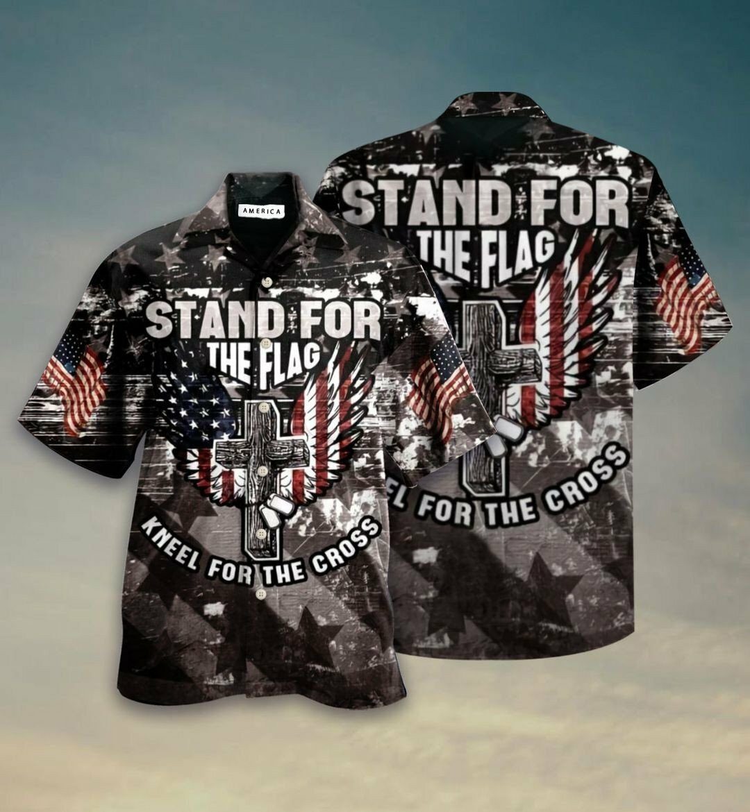 Stand For The Flag 3d All Over Printed Hawaiian Shirt