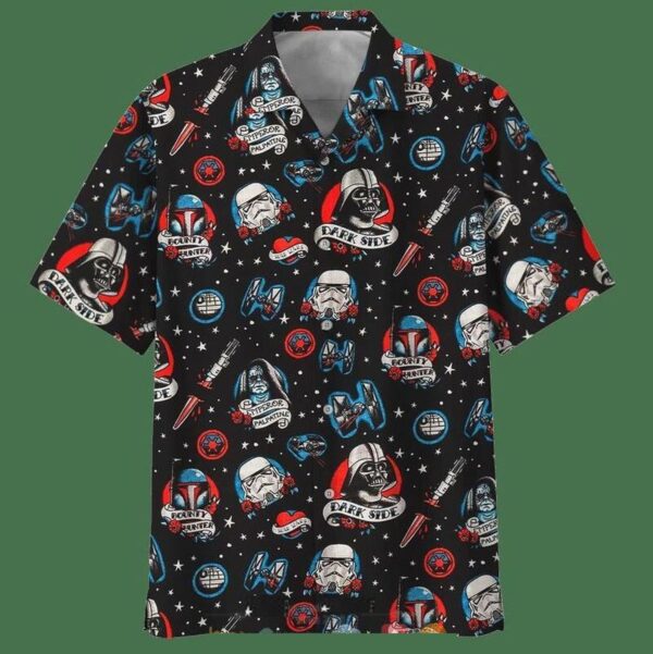Star Wars Dark Side Black Summer Hawaiian Shirt