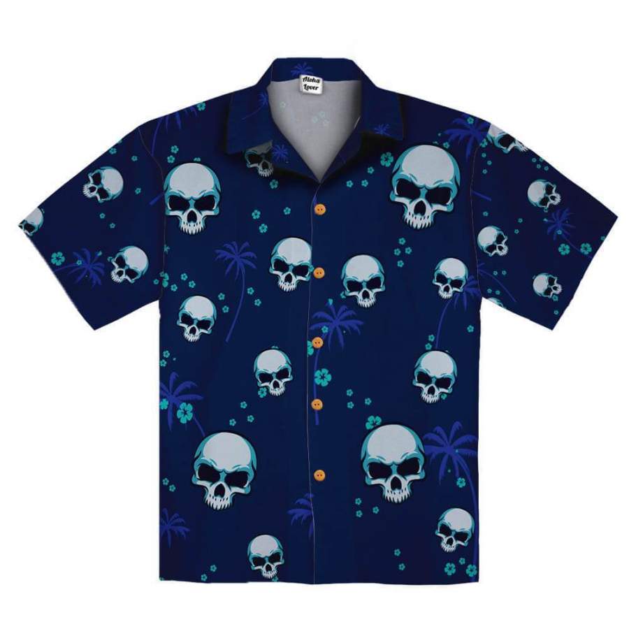 Stone Skull Hawaiian Shirt 1