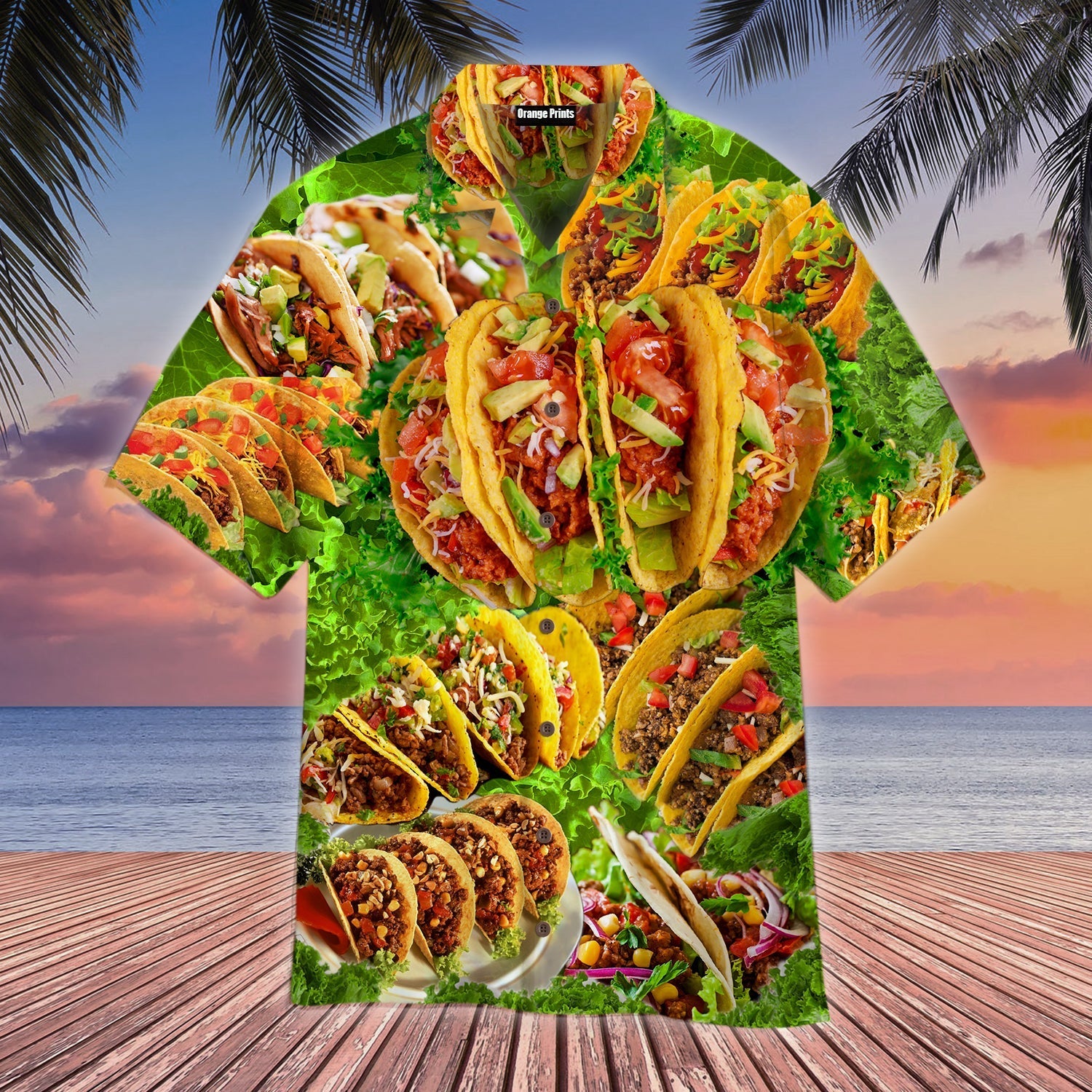 Tacos Mexican Hawaiian Shirt