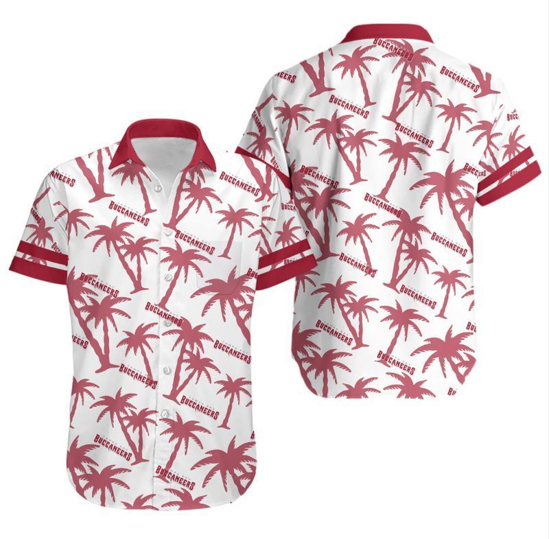 Tampa Bay Buccaneers Coconut Tree Nfl Hawaiian Shirt For Fans-1