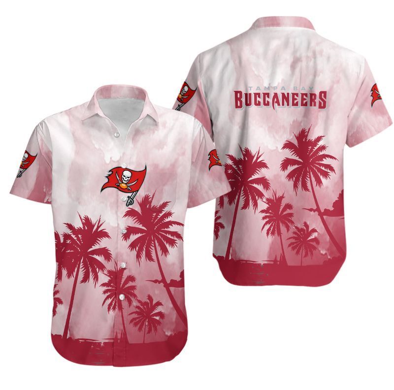 Tampa Bay Buccaneers Coconut Trees Nfl Hawaiian Shirt For Fans-1
