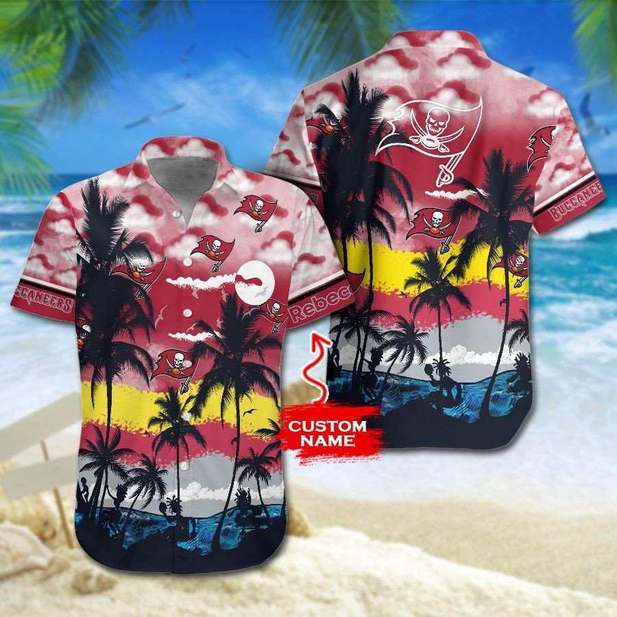 Tampa Bay Buccaneers Nfl Hawaiian Shirt For Fans 01-1