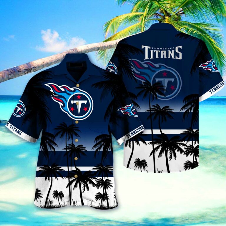 Tennessee Titans Nfl Night Hawaiian Shirt For Fans-1