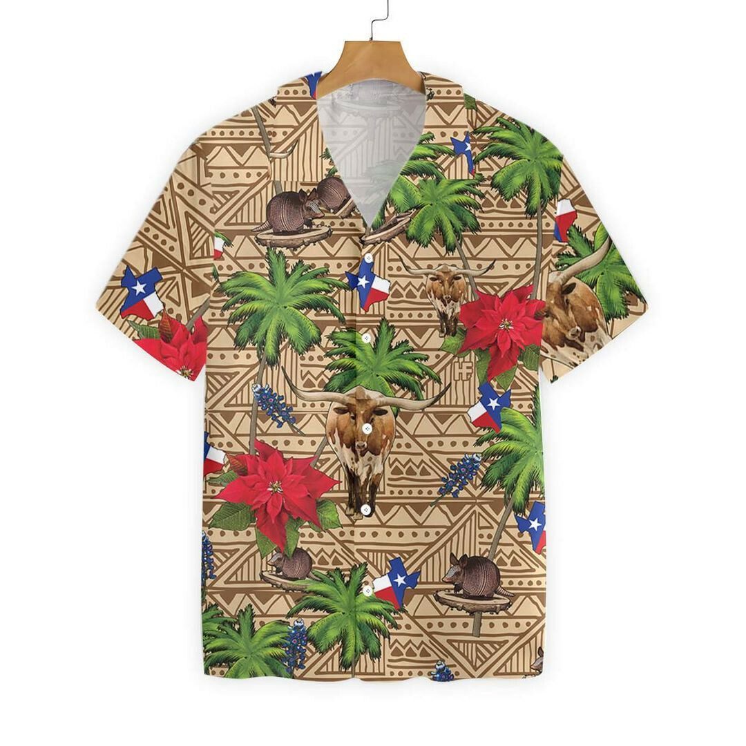 Texas Insignia Hawaiian Shirt