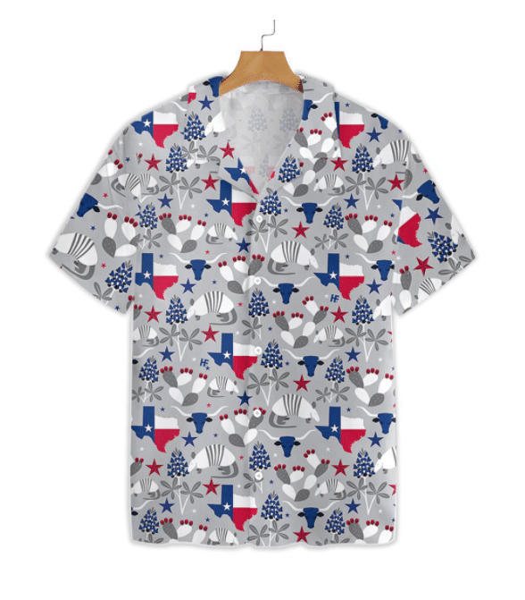 Texas Peace 3d All Over Printed Hawaiian tShirt