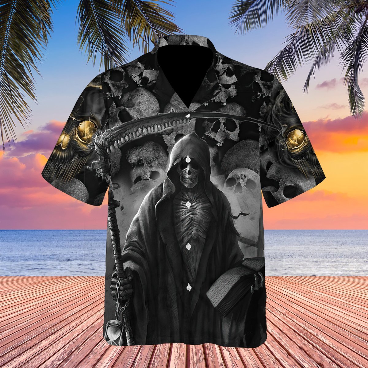 The Death Skull Hawaiian Shirt For Men Women Adult