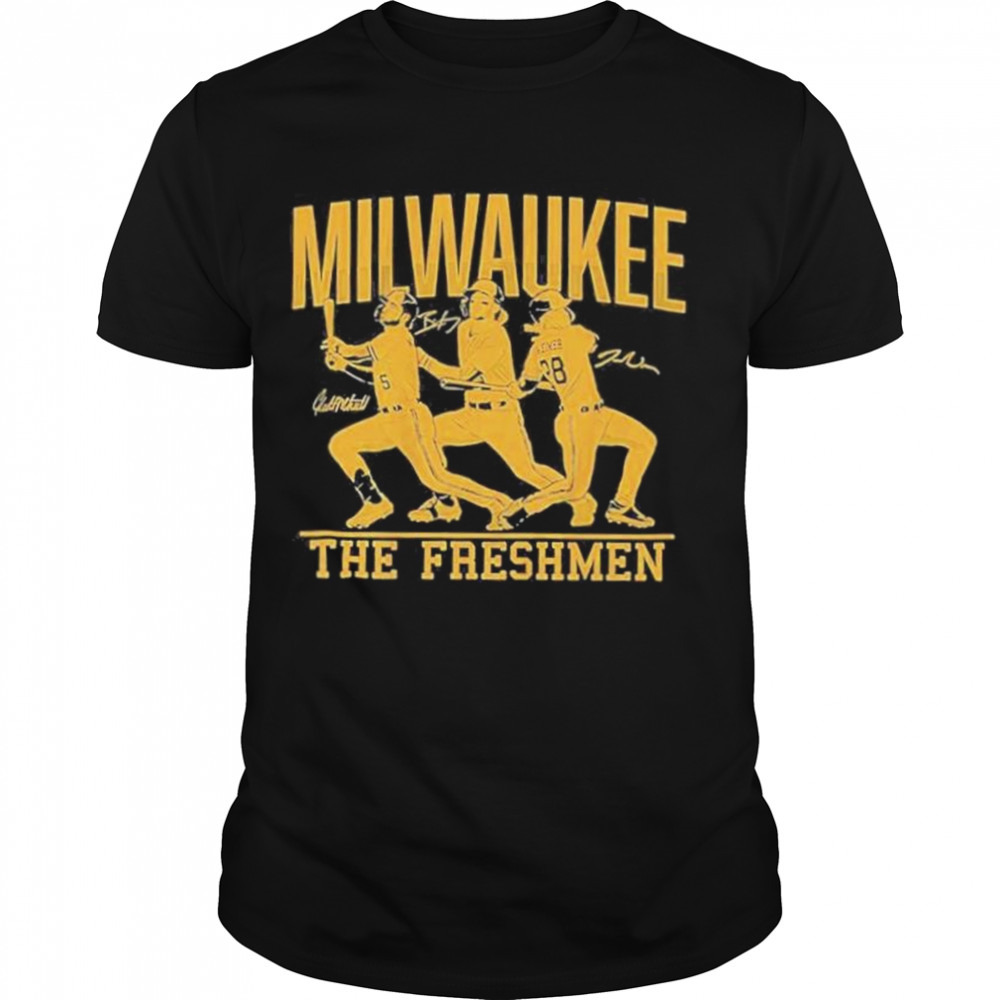 The Freshmen Milwaukee Brewers Brice Turang Joey Wiemer Garrett Mitchell Shirt