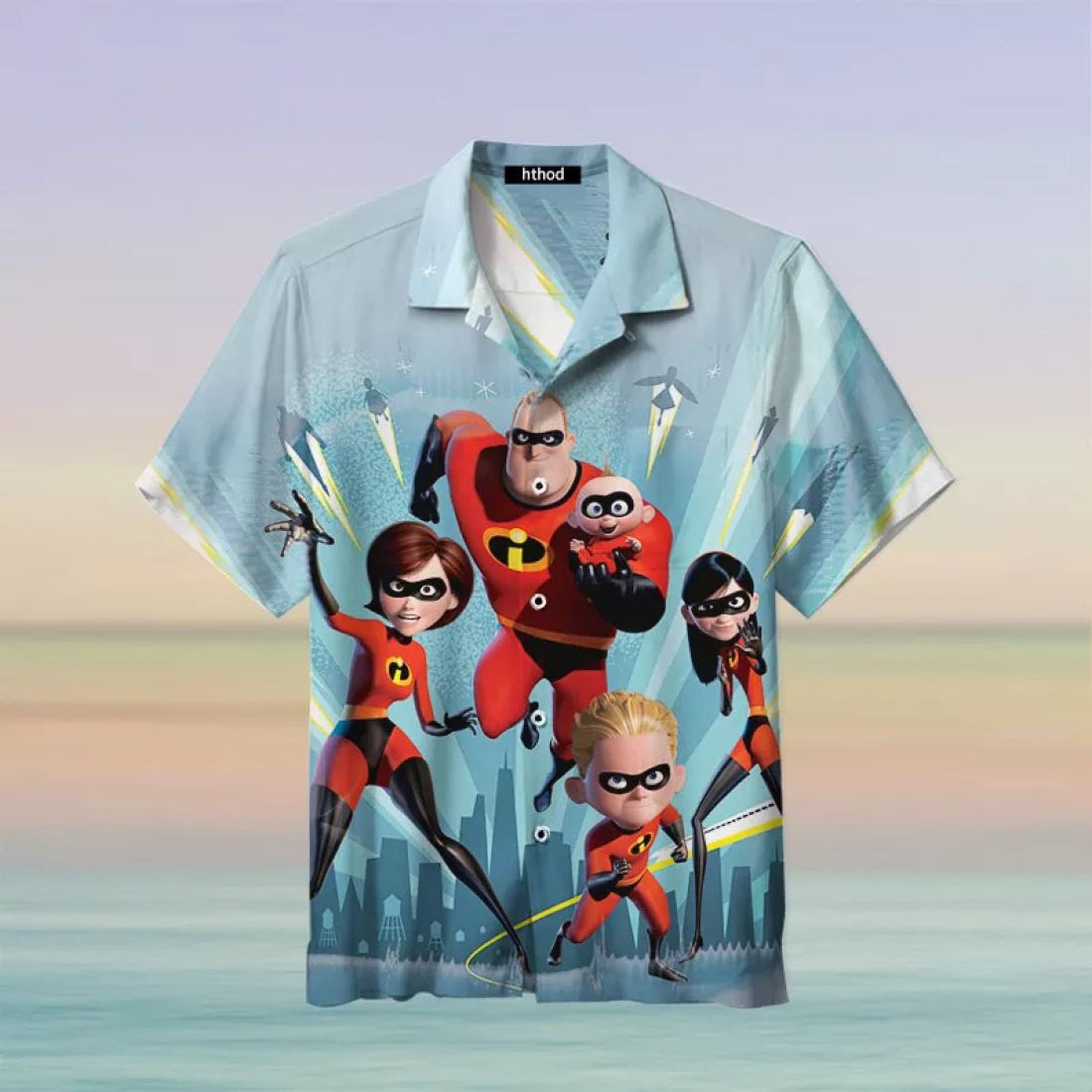 The Incredibles Super Family Hawaiian Shirt
