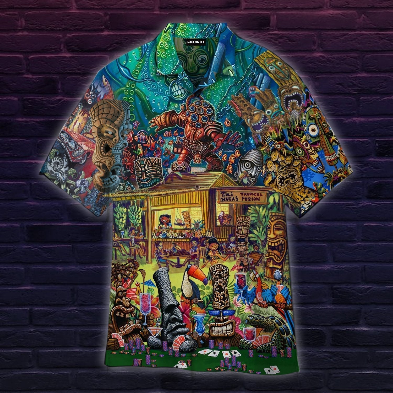 Tiki Lounge Hawaiian Shirt