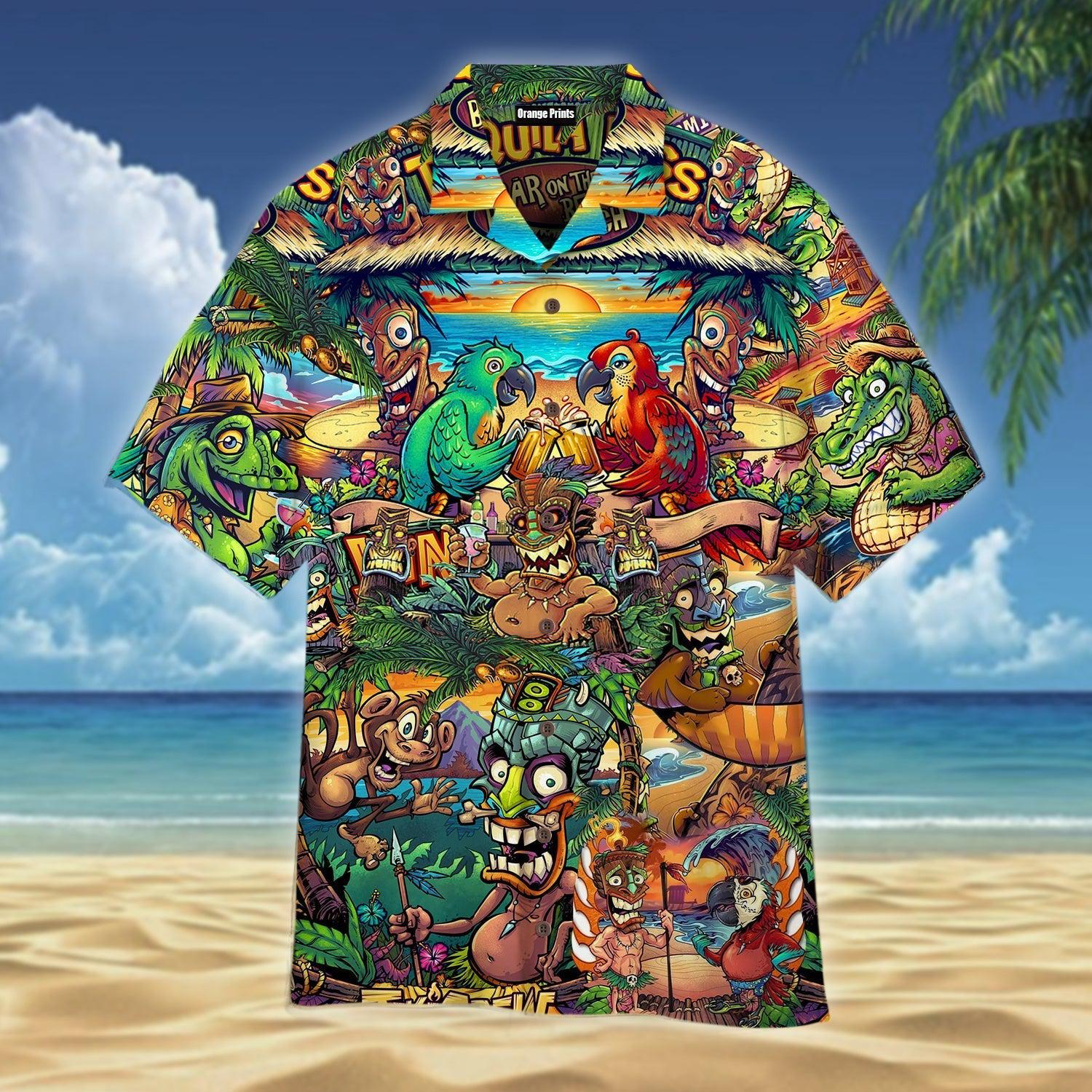 Tiki Tropical Hawaiian Shirt