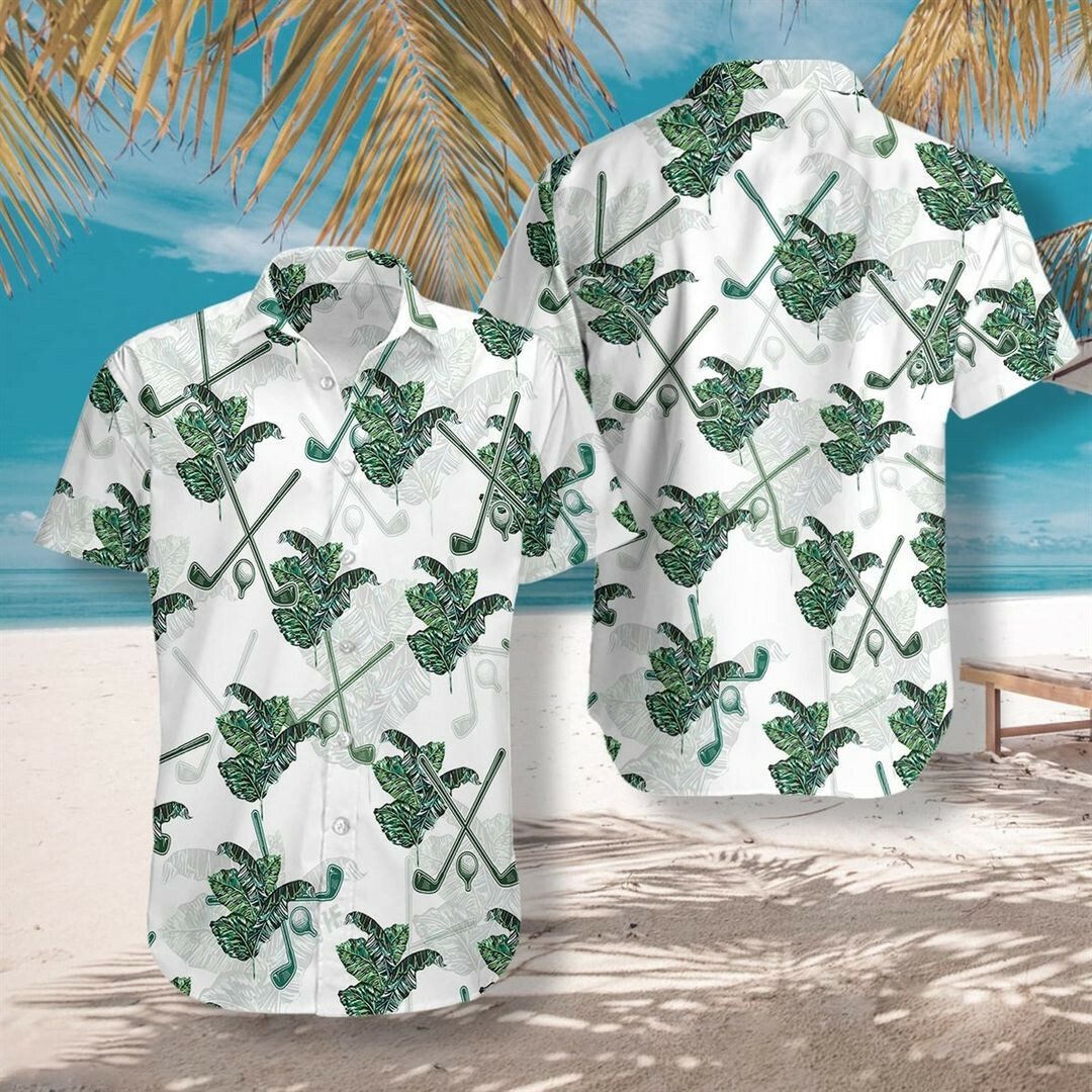 Tropical Golf 3d All Over Printed Hawaiian Shirt