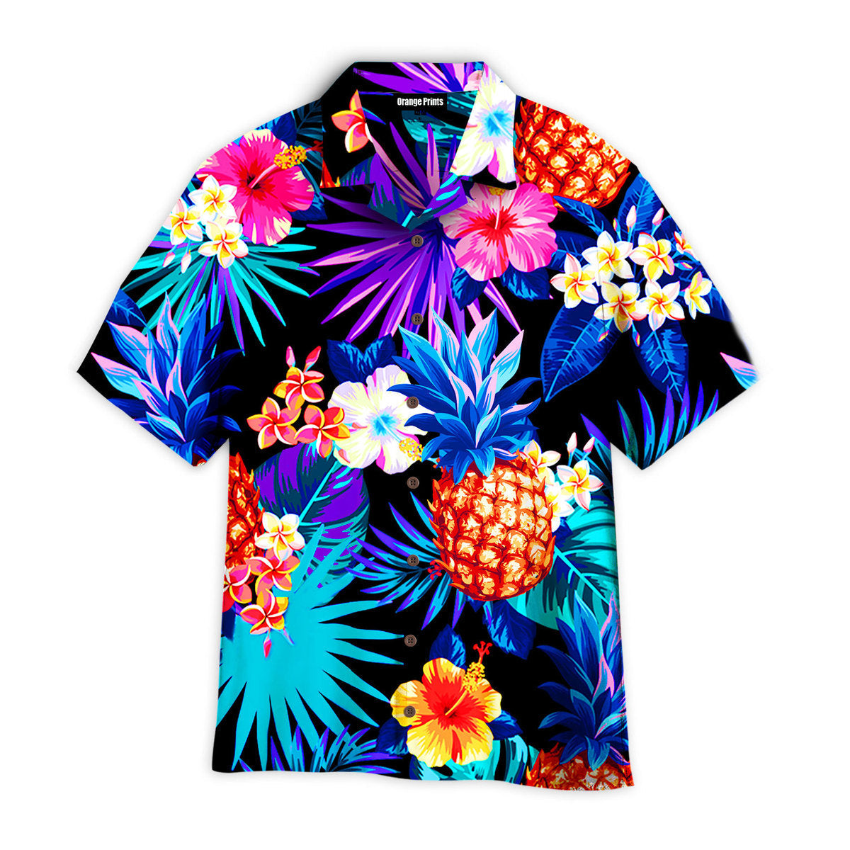 Tropical Neon Hawaiian Shirt