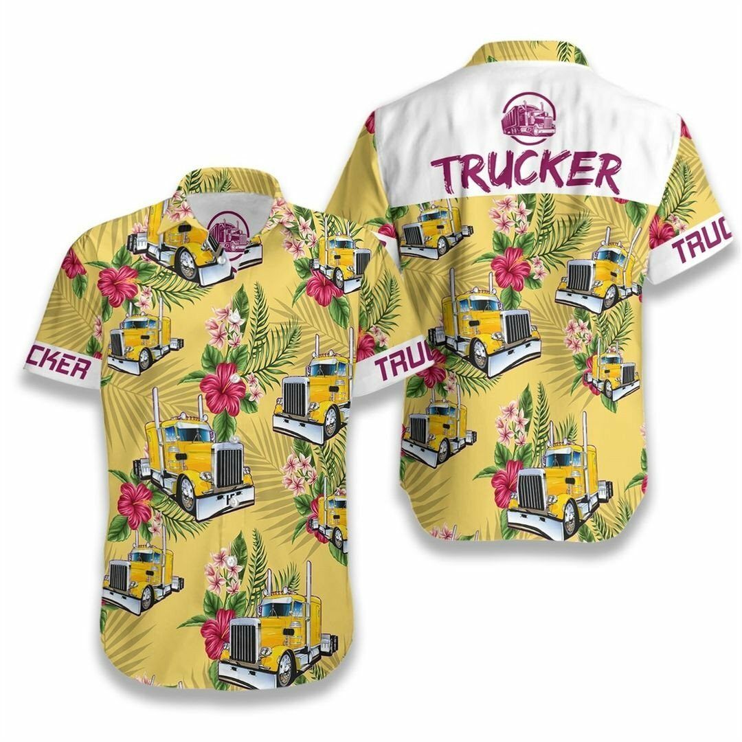 Trucker 3d All Over Printed Hawaiian Shirt