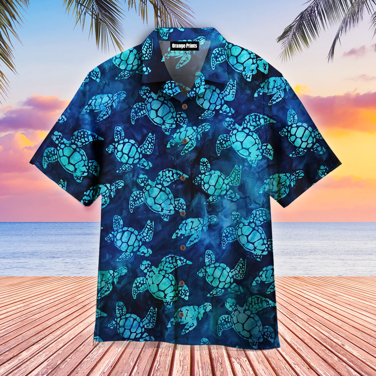 Turtle Hawaiian Colorful Nice Hawaiian Shirt