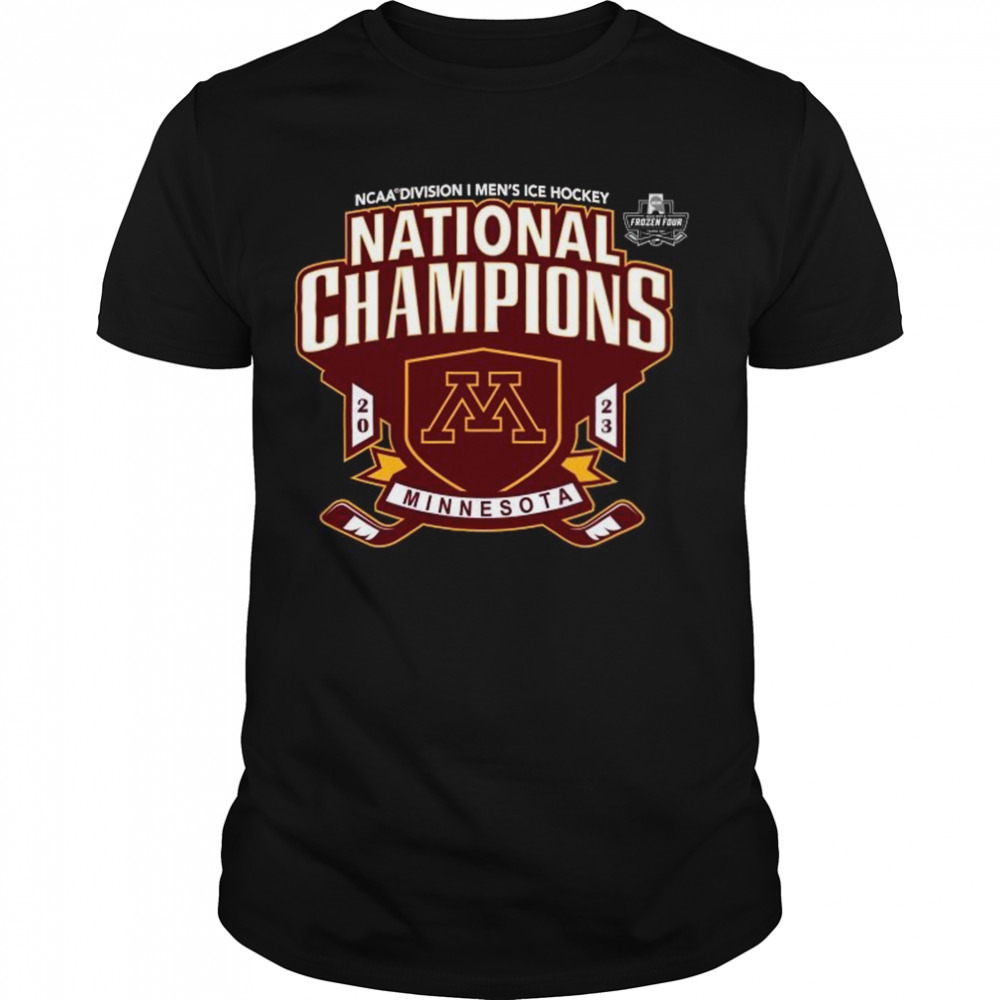 University of Minnesota Men’s Hockey 2023 NCAA Division I National Champions Shirt