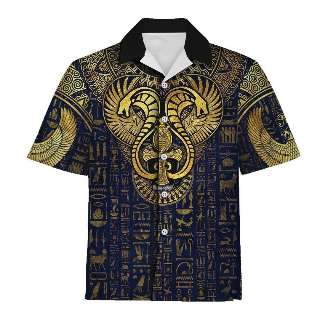Uraeus 3d All Over Printed Hawaiian Shirt