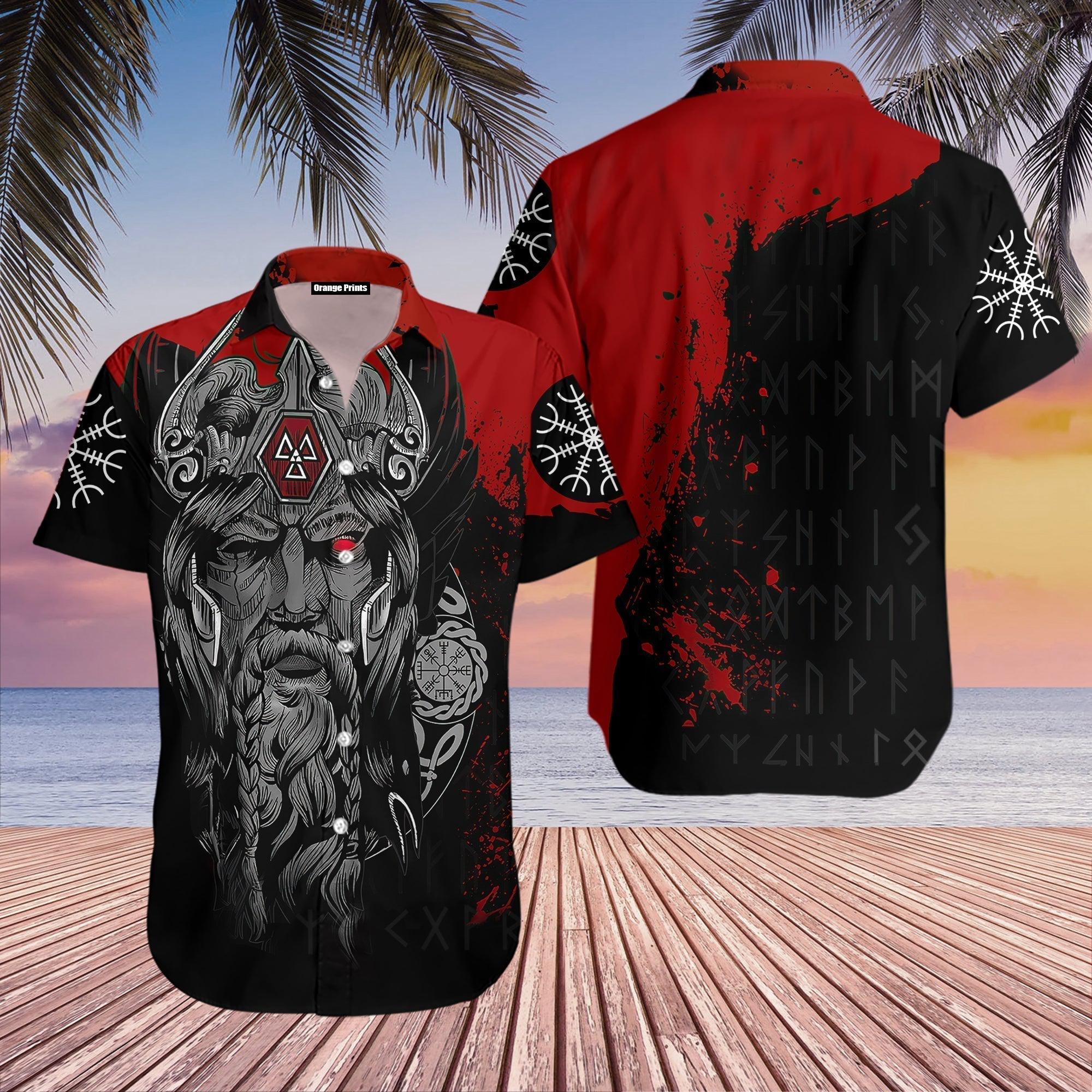 Viking Odin Hawaiian Shirt