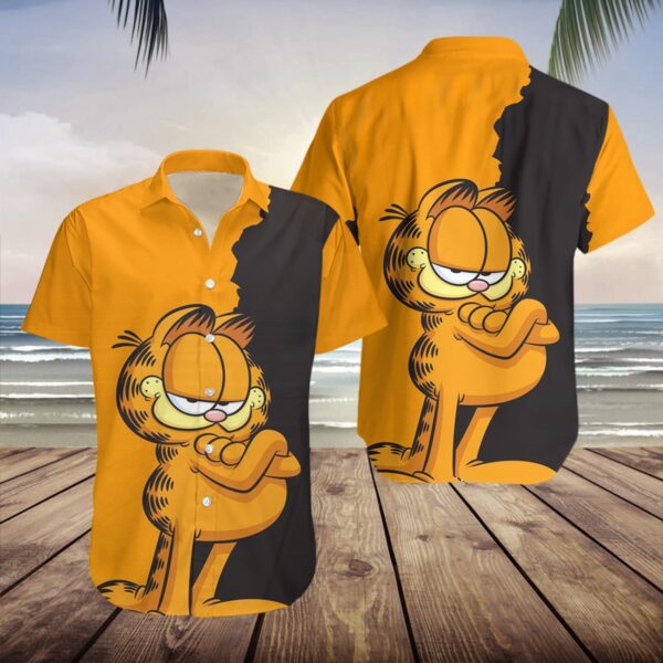 Vintage Garfield Hawaiian T Shirt