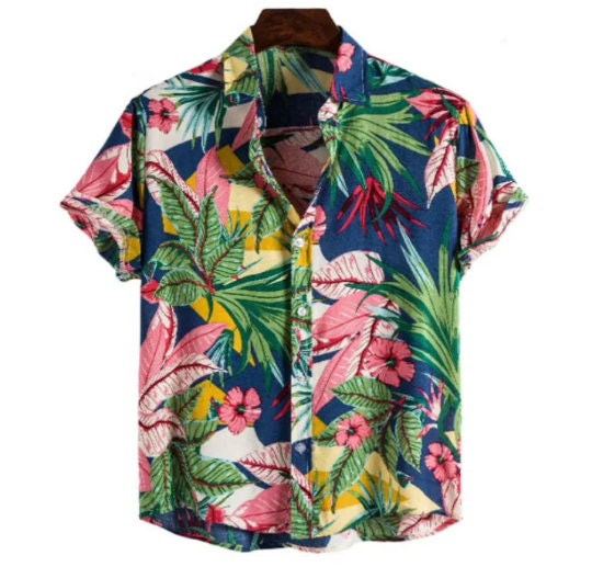 Vintage Hibiscus Aloha Summer Hawaiian Shirt