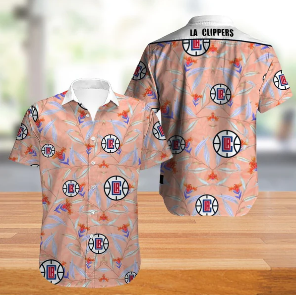 Vintage Los Angeles Clippers Hawaiian Shirt