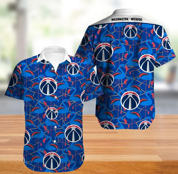 Vintage Washington Wizards Hawaiian Shirt