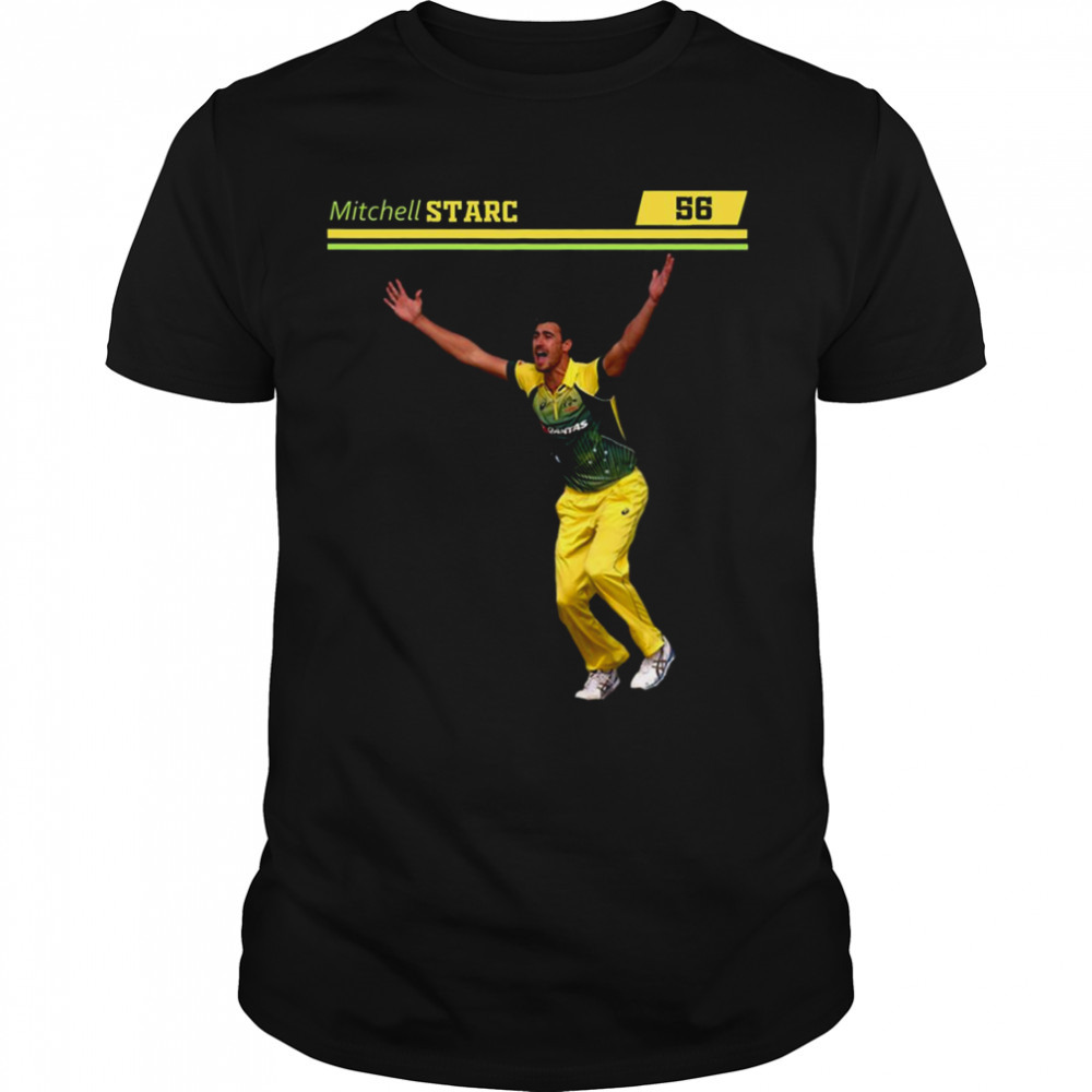 Australian Fast Bowler T20 Bowler Graphic Mitchell Starc shirt