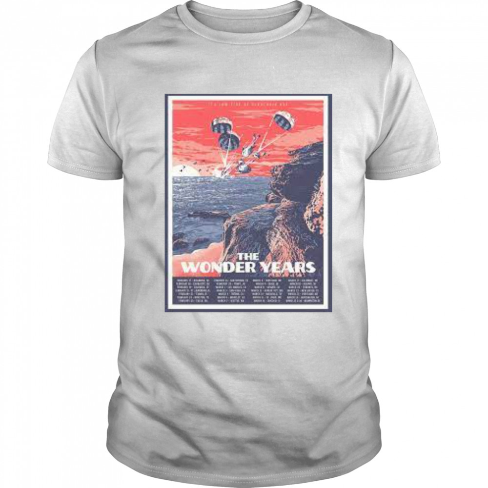 The Wonder Years 2023 Tour, It’s Low Tide, Serotonin Bay Poster shirt
