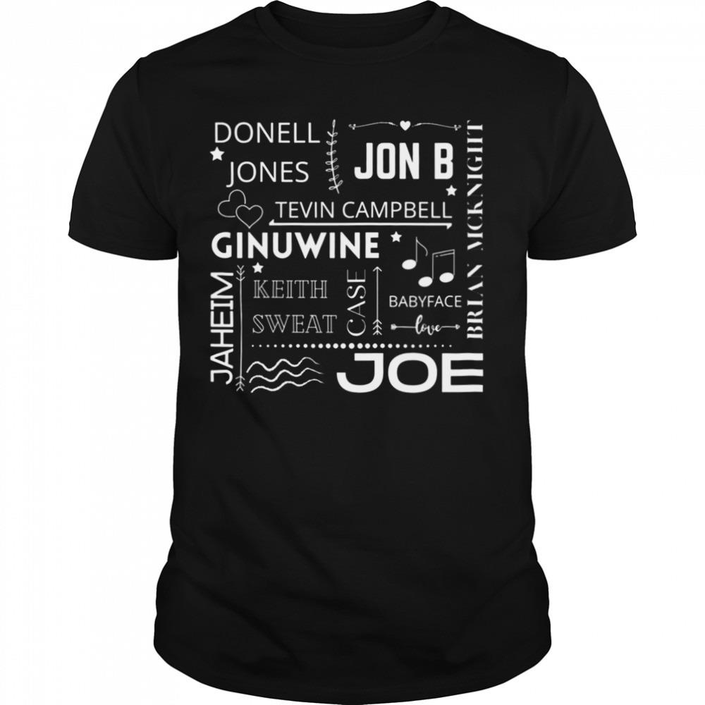 90s R And B Black Male Singing Icons Ginuwine shirt