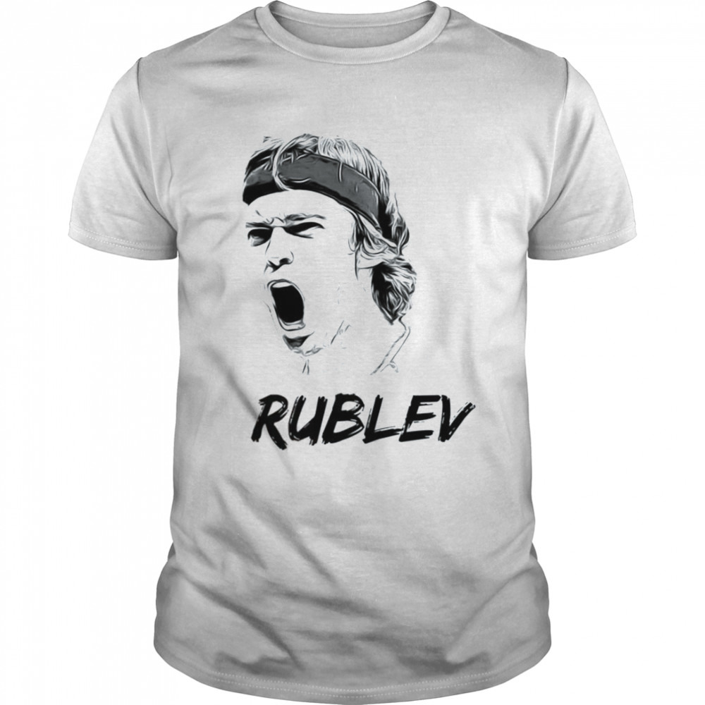 Angry Andrey Rublev Tennis shirt