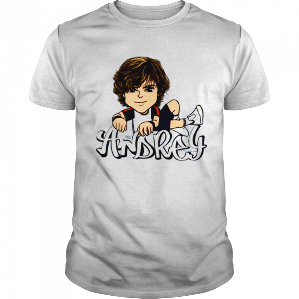 Cute Chibi Tennis Andrey Rublev shirt