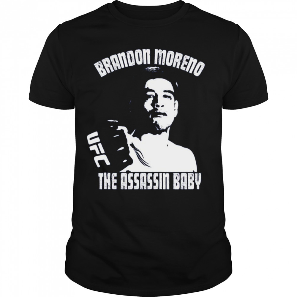 Designs White Brandon Moreno shirt