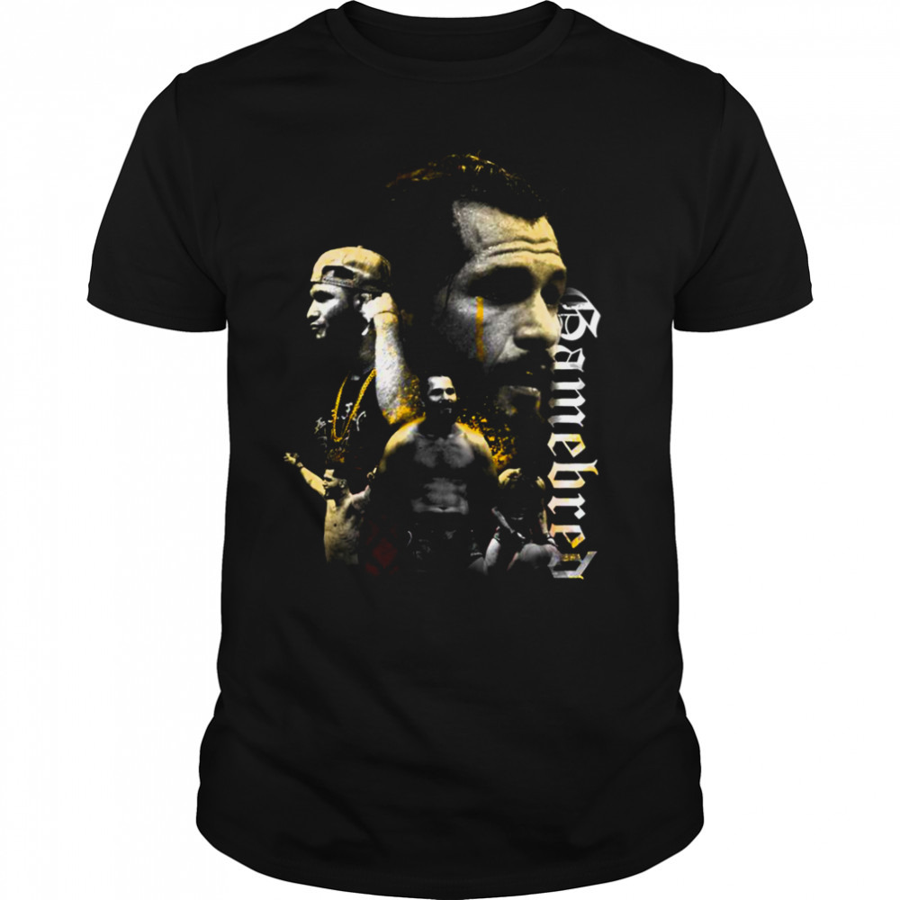 Jorge Masvidal Collage Portrait Design shirt