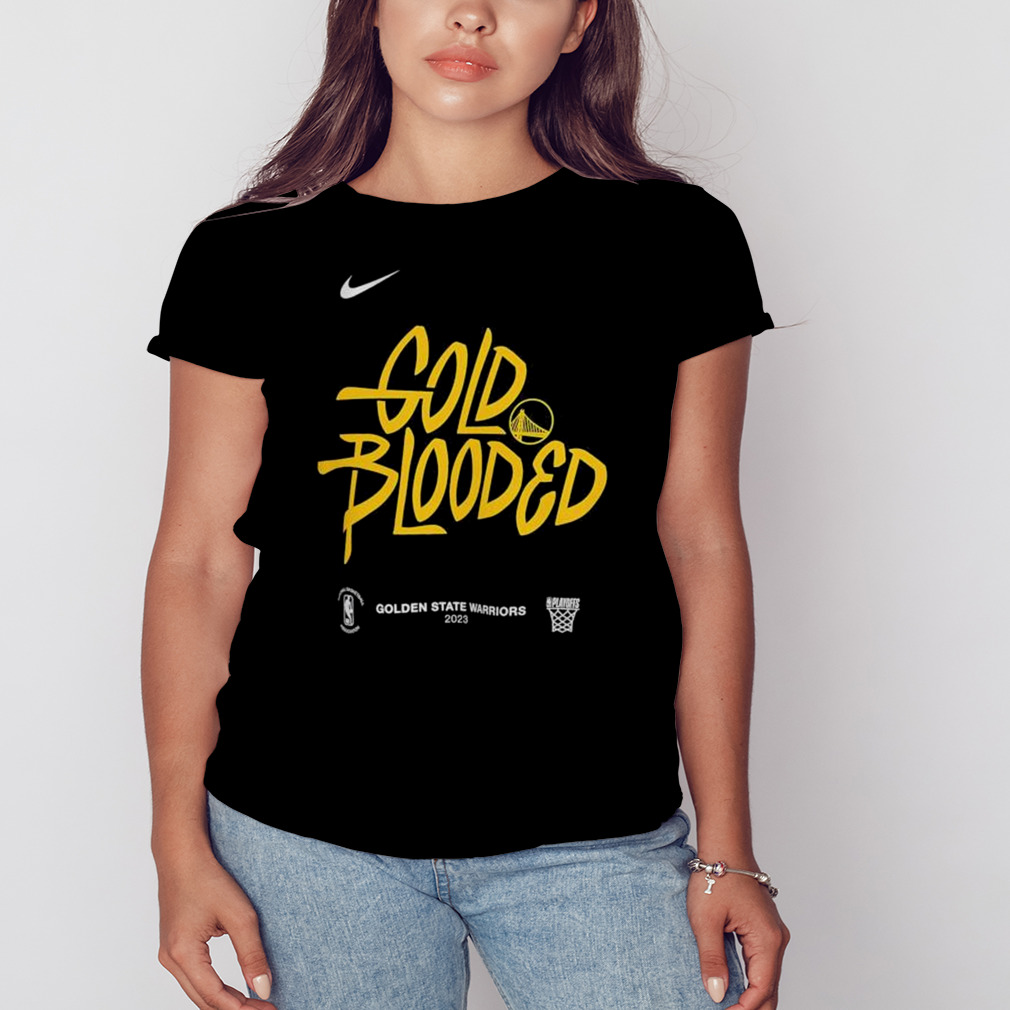 Nike Golden State Warriors Gold Blooded 2023 Nba Playoff Shirt - Teeclover