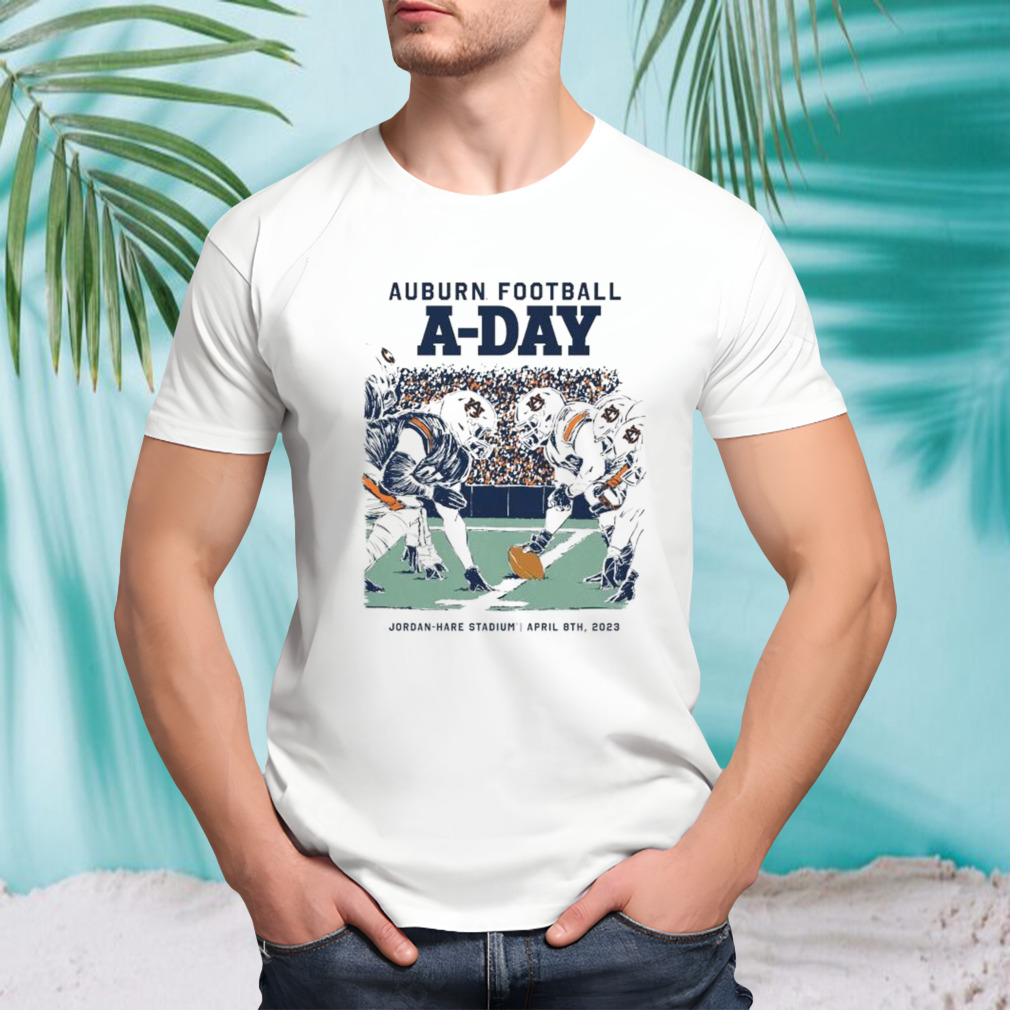 Auburn Football A day jordan Hare Stadium 2023 shirt