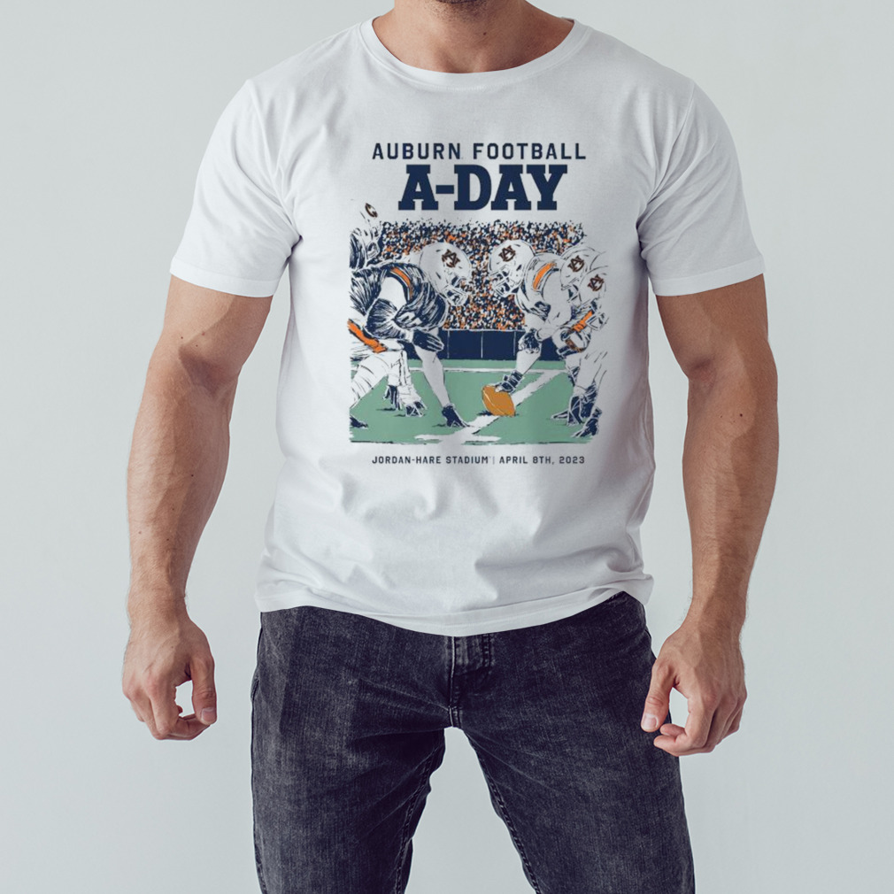 Auburn Football A day jordan Hare Stadium 2023 shirt