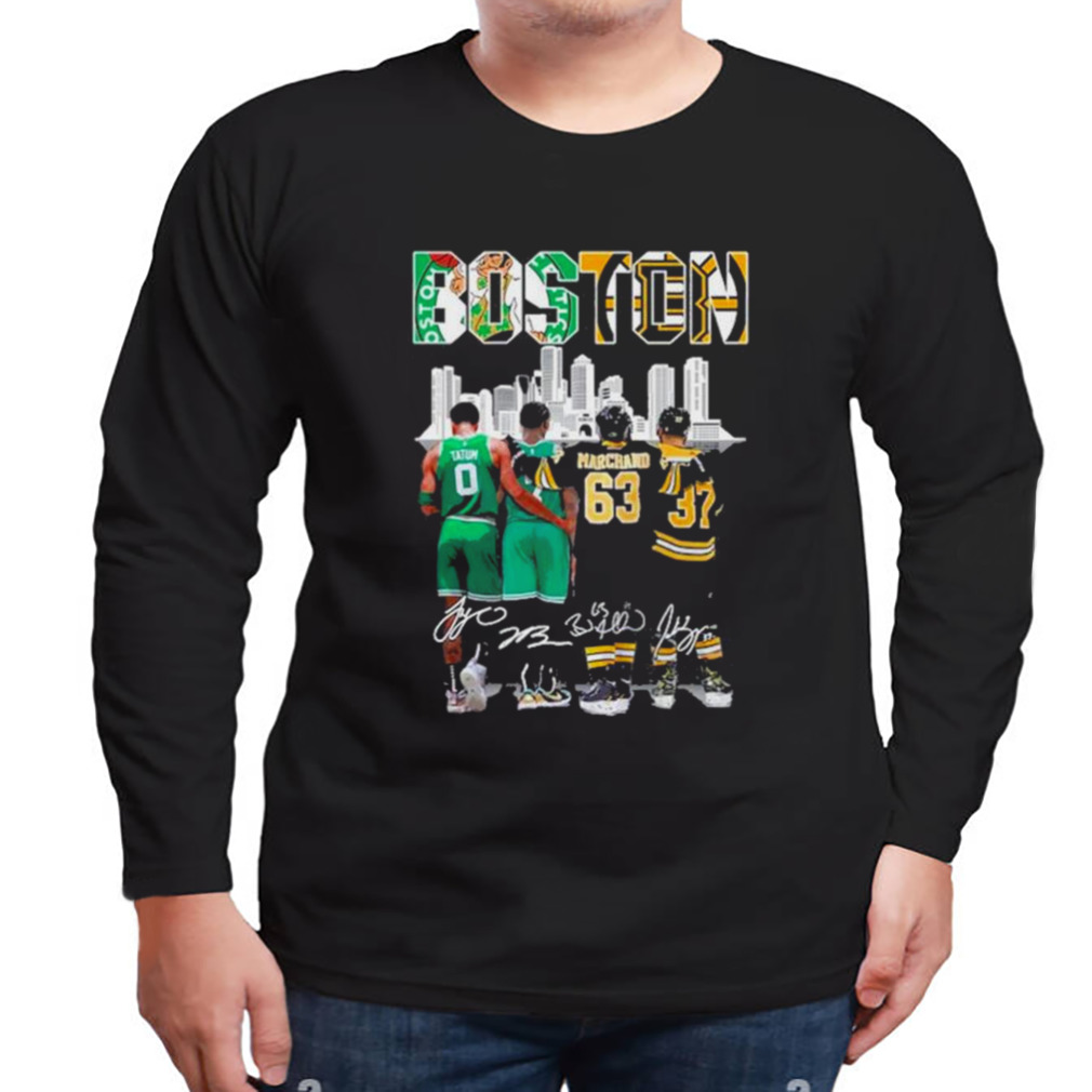 Boston Celtics Jaylen Brown Tatum Marchand Bergeron best graphics T shirts  - Banantees